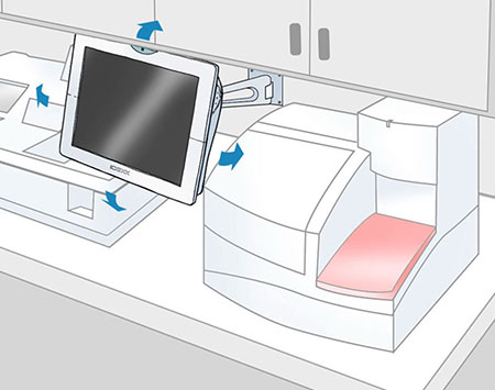 IDEXX LaserCyte device sketch