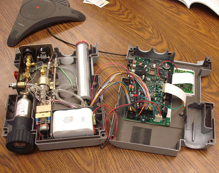 Thermo TVA analyzer internal components