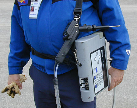 Thermo TVA analyzer on a user