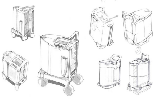 A sketch of some medical cart concepts